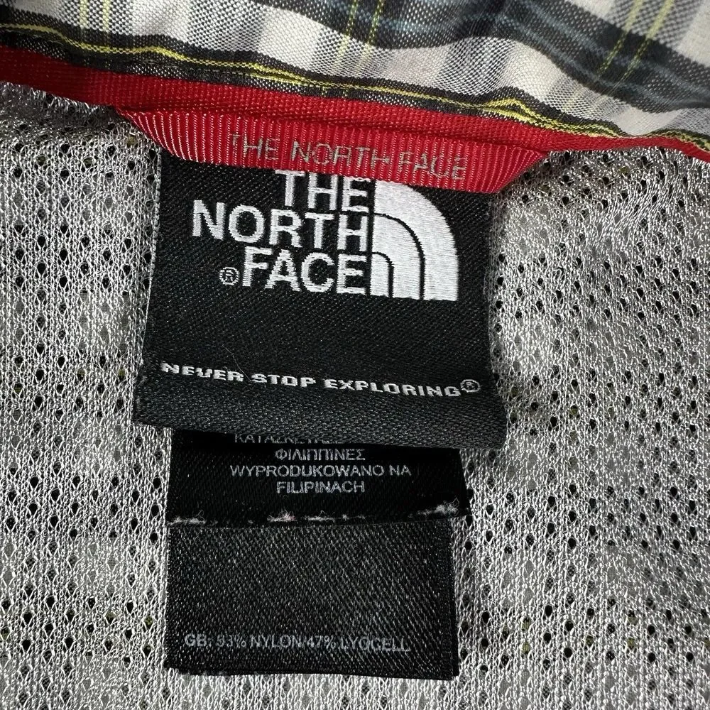 The North Face Shirt Men Medium Plaid Button Up Lightweight Fishing Camping Gorp